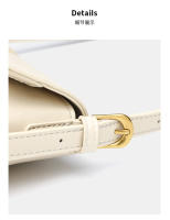 Nueva bolsa de baguette, bolsa de axila pequeña, nueva bolsa de moda, bolsa de mensajero de hombro de lujo ligera. - details 12