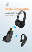 VAORLO-transmisor de Audio Bluetooth de fibra óptica USB, adaptador inalámbrico de música estéreo T V Hifi de baja latencia para PC PS4/3 Xbox Series - details 8