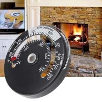 Termómetro magnético para calentador de madera, ventilador para hogar, estufa con sonda, herramienta para horno de barbacoa, sensibilidad del hogar - details 13