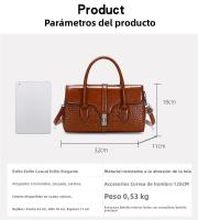 Bolso de mano de tres piezas con diseño de cocodrilo para mujer, bolso nuevo de moda para madre e hijo, bolso de hombro y bandolera. - details 9