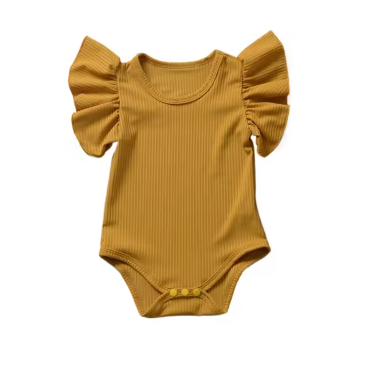 Traje de cuerpo para recién nacido, conjunto de ropa para bebé y niña, mono de manga corta de algodón,conjunto de ropa para niño - 1