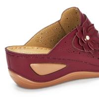 Sandalias de tacón de cuña de verano para mujer - details 6