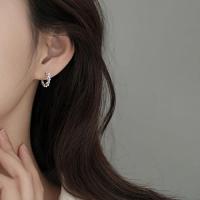 Pendientes de Ar con Perlas de Plata de Ley 925 para Mujer, pendientes de Ar con Perlas para adolescentes, pendientes de Novia para Boda - details 5