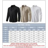 Conjunto de disfraz de caballero Medieval para hombre, camisas de pirata de Cosplay renacentista, pantalones con bandas en el tobillo para Halloween, tela de lino y algodón, 2 uds. - details 0