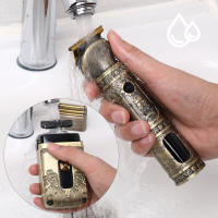 Hatteker-cortadora de pelo para hombre, Afeitadora eléctrica recargable, cortadora de pelo para nariz y cuerpo, Máquina para cortar cabello, RSCW-767, 2 juegos - details 3