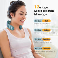 Masajeador Eléctrico EMS para Cuello y Cervicales - Microcorriente, Vibración, Amasamiento, Terapia Física, Compresa Caliente - details 3