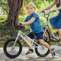 Bicicleta Sin Pedales para Niños de 3 a 4 5 6 7 Años, Ruedas de Goma Inflables de 16 Pulgadas, Bicicleta de Equilibrio con Sillín Ajustable, hasta 40 Kg, Juguetes para Niñas y Niños - details 1
