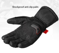 Guantes reflectantes para motocicleta, manoplas cálidas, impermeables, resistentes al viento, táctiles, para Invierno - details 4