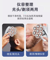 Maquinilla de Afeitar Eléctrica con Cabeza Magnética 7 Cuchillos para Afeitar la Cabeza y Todo el Cuerpo Pantalla Digital Doble Propósito - details 5