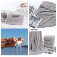 Juego de toallas de baño, toalla de terciopelo, coral, absorbente, para deportes, yoga, spa, fiesta - details 5