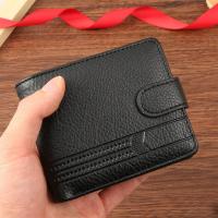 Cartera Bifold Corta para Hombres Cuero PU Porta Tarjetas de Crédito Monedero Bolsos y Viajes - details 2