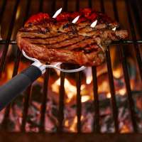 Tenedor para carne de piezas, tenedores para asar aves de corral, pollo asado con agarre antideslizante, tenedores de pavo para barbacoa y Pros de Acción de Gracias, 2 uds. - details 2