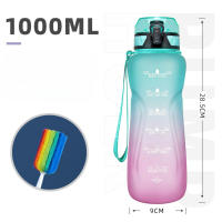 Botella de Agua de 1000ml Botella Deportiva de Plástico Tritan sin BPA y Prueba de Fugas - details 4