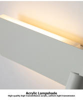LEFANGXING Luz de Escenario LED Rectangular de 30CM Lámpara de Pared para Dormitorio con Haz de Punto Iluminación y Decoración - details 18