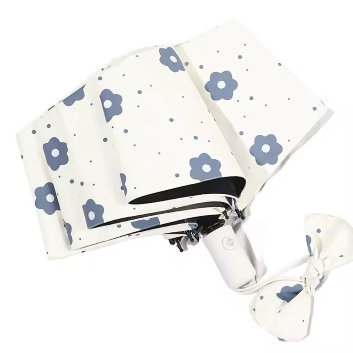 Mini Paraguas UV Pequeño Bolso para el sol Paraguas de lluvia de viaje - 1