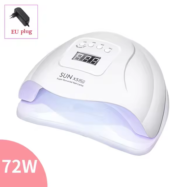 Lámpara de Secado de Uñas Profesional Equipo de Manicura de Gel UV con Luz LED Belleza - 1