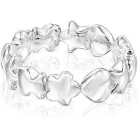 Anillo de Plata de Primera Ley para Mujer Diseño de Osito, Corazón y Flor Tallas 12 - details 1