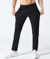 Pantalones de senderismo ligeros y transpirables para hombre, detalle de pesca y trote con bolsillos con cremallera de nailon para - details 6
