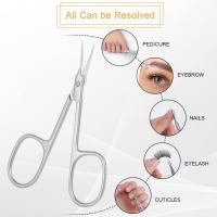 Tijeras Profesionales para Uñas Scttomon Tijeras de Acero Inoxidable Extra Afiladas para Cutícula - details 1