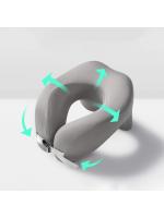 Almohada de Viaje en Forma de U de Espuma de Memoria Pura Soporte Cervical para Dormir en Avión y Oficina - details 1