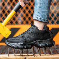 Zapatos de Trabajo para Mujeres Ligeros y Transpirables Impermeables a Golpes y Agujas - details 0