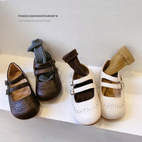 Retro boca poco profunda zapatos de cuero de los niños casual boca poco profunda zapatos Mary Jane - details 1