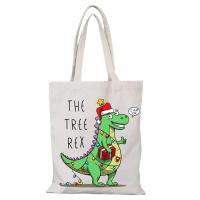 Bolso de Mano de Tela Ecológico Diseño de Dibujos Animados de Hombre Ideal para Fiestas Navideñas - details 7