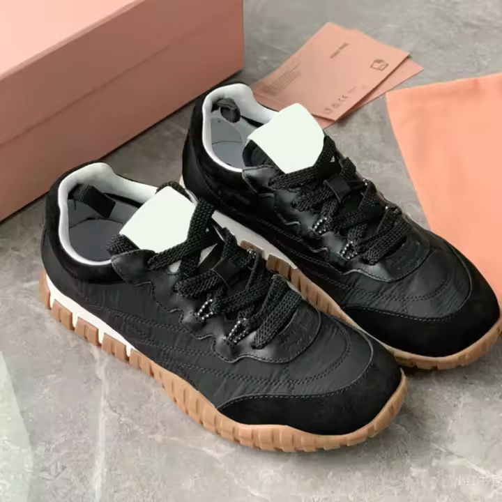 Nuevo estilo retro cabeza redonda hacer viejo encaje de zapatos de entrenamiento de las mujeres versátil casual Gump zapatos zapatos de tabla - 1