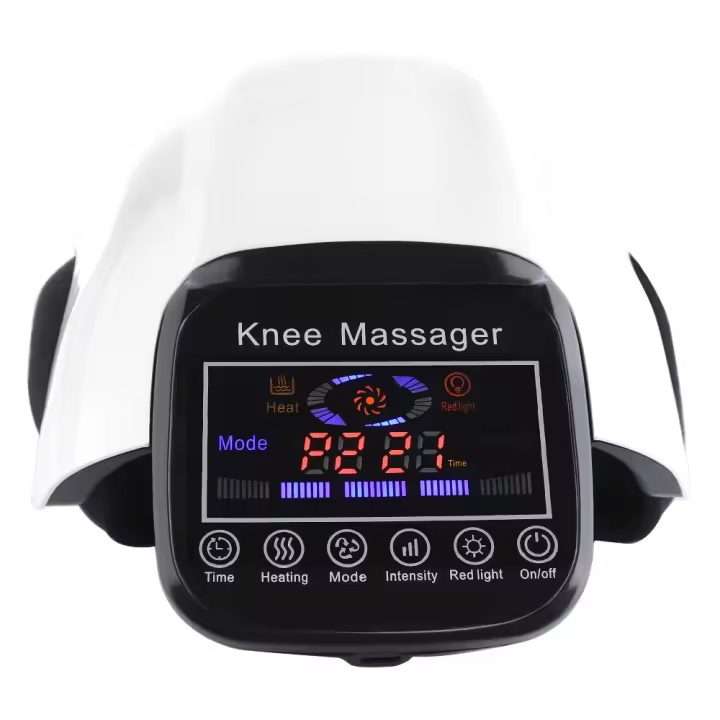 Masajeador de rodilla con calefacción para el dolor de articulaciones, almohadillas de terapia infrarroja, fisioterapia láser para artritis, pierna, codo, vibración de presión de aire - 1