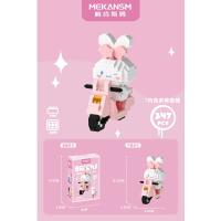 Anime Hello Kitty modelo de bloques de construcción juguetes ensamblados figura Sanrio Kuromi My Melody rompecabezas para niños regalo decoraciones de escritorio - details 6