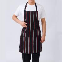 Delantal ajustable para adultos, delantal de Chef a rayas para restaurante, Camping al aire libre, Picnic, cocina, 1 unidad - details 4