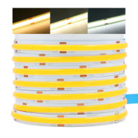 Cinta Flexible de Luz LED COB de Alta Densidad 384Leds/M Ancho 8MM XUNATA DC 12V 24V 3000K 4000K 6000K Blanco para Decoración de Habitación - details 5