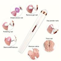 Taladro Eléctrico Recargable por USB para Uñas, Máquina Portátil para Pulir Uñas, Herramienta Profesional Multifuncional, 1 unidad - details 2