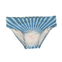 Jessborn calzoncillos de natación con estampado radial lineal para hombre, pantalones cortos de surf para playa, primavera caliente - details 5