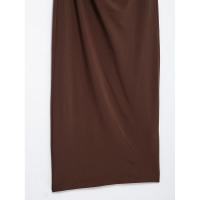 Vestido midi clásico plisado y decorado de moda para mujer, nuevo y personalizado - details 6