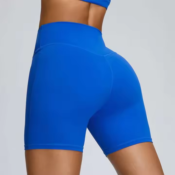 Monos de Yoga sin Costuras Ouwu Shorts Deportivos de Cintura Alta para Mujeres - 1