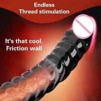 Empaque privado Funda vibradora reutilizable sexy para hombres Alargador flexible del glande Extensor Anillo de retardo de la eyaculación Juguetes sexuales para parejas - details 3