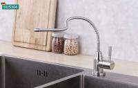 Filtro de agua potable flexible para cocina, grifo negro, plegable - details 5