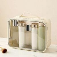 Nuevo PVC transparente femenino portátil grande lavado baño Fiess natación viaje estuche para cosméticos - details 10