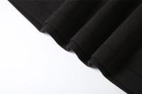BUNO-Camiseta negra de manga larga con hombros descubiertos para mujer, jersey ajustado a la moda de cintura alta, Top liso Y2k 2024 - details 11