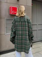 Camisas de manga larga a la moda para primavera y otoño, blusas holgadas Retro a cuadros para mujer, ropa Popular coreana - details 14