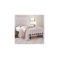 Cama Individual con Espacio Bajo Marco Metal Altura 32 cm Cama Individual con Cabecera para Colchón de 90 x 190 cm Blanco - details 13