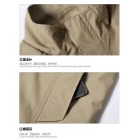 Chaquetas informales con cuello alto para hombre, abrigos de otoño - details 6