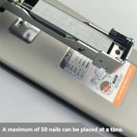 Grapadora de escritorio antideslizante multifunción, grapadora manual de gran capacidad, portátil con 4000 clavos, grapadora resistente - details 4