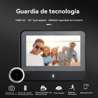 Mirilla inteligente remoto monitor Timbre inalámbrico exterior impermeable con camara - details 11