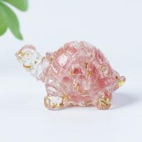 Estatua de Tortuga de Vidrio de 6 Piezas, colección de Vidrio soplado a Mano, pisapapeles de decoración de Animales - details 3