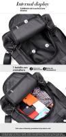 Mochila de Cuero PU para Mujer Bolso Informal Retro Impermeable Ideal para Viajes - details 9