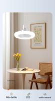 Ventilador de Techo con Luz LED 25cm - Motor DC Silencioso 3 Velocidades, Control Remoto Temporizador, 5 Aspas 8", Luz Ajustable (Blanco/Ámbar/Neutro), Diseño Moderno para Interior - details 5