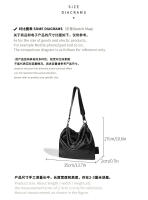 Nuevo bolso de mano, bolso de hombro de alta gama a la moda, bolso de mujer de gran capacidad con cadena de estilo locomotora. - details 3