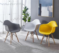 Juego de 4 Sillas de Madera Nórdica Diseño de Patas para Comedor, Dormitorio, Balcón, Restaurante Bar Muebles con Estilo - details 4